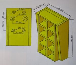 Flachkabel-Aufhängung 20x79mm